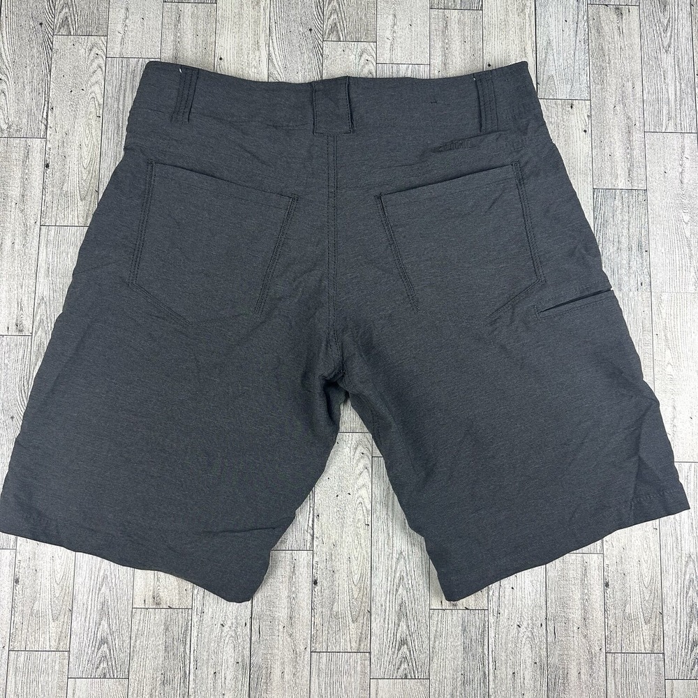 Kuhl Shorts Mens 32 Gray Flat Front Hiking Utility Outdoor Casual